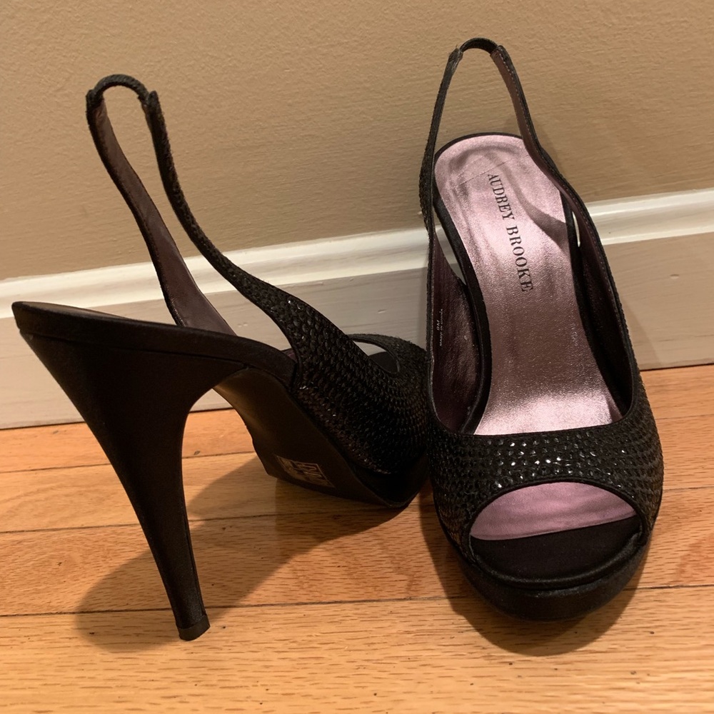Audrey Brooke Black Heels